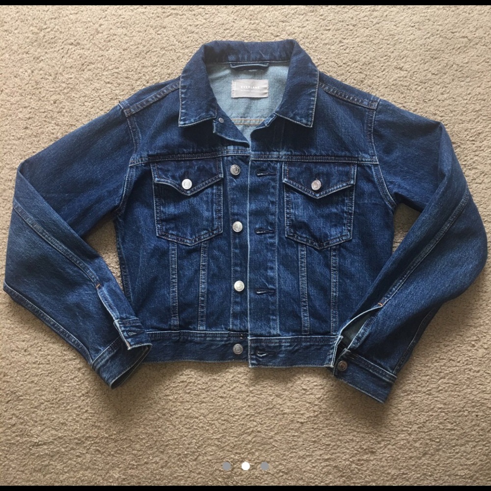 Everlane Cropped Denim Jacket